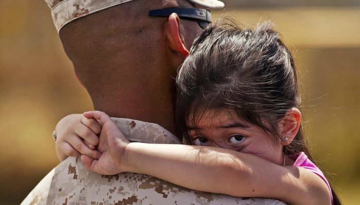 military service affects child custody case